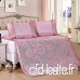 ChanYYw Non-Slip Flower Silky Summer Cooling Sheet Sleeping Mat + Pillow Case Home Travel Blue 1.5M - B07VFFP1JL